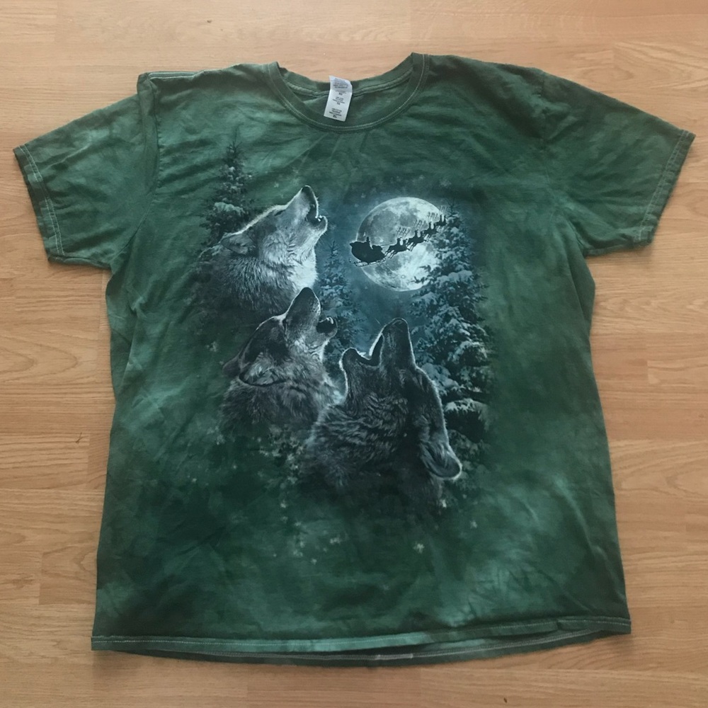 🐺 Christmas Wolves Full Moon T-shirt 🐺